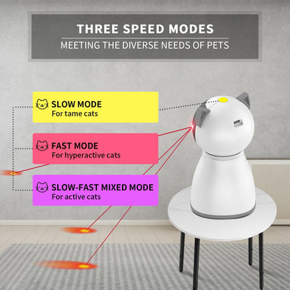 Revolutionary 4th Generation Motion Activated Cat Laser Toy - Interactive, Rechargeable Fun for Indoor Cats and Kittens!